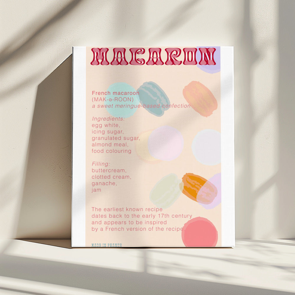Macaron Koffie | Canvas
