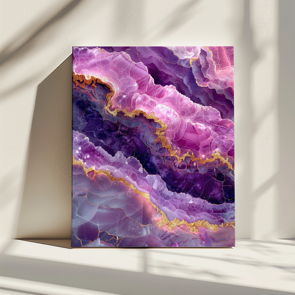 Amethist Magisch Ladscape Grafisch (74) | Canvas