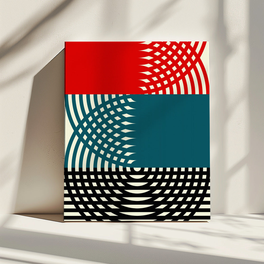 Symmetrische echo's | Canvas