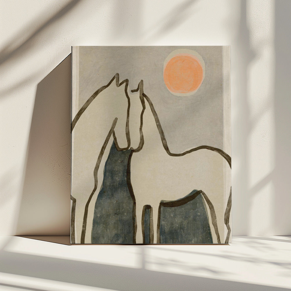 Paardenomhelzing | Canvas