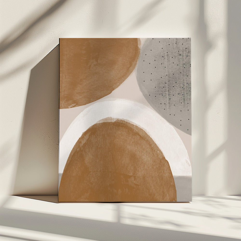 Aardse vormen harmonie | Canvas