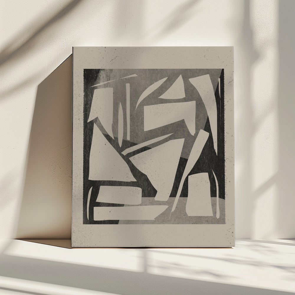 Geometrische schaduwen | Canvas