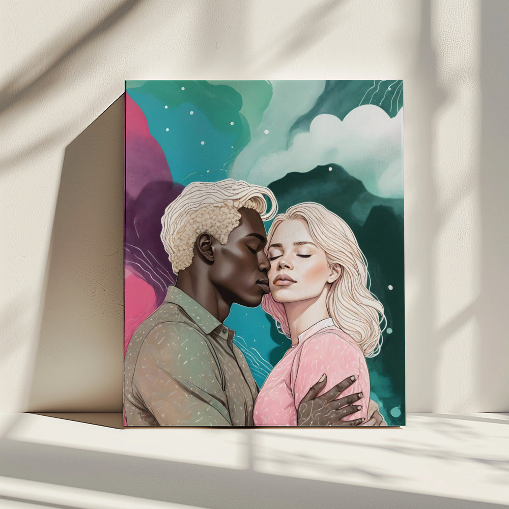 Kosmische romantiek | Canvas
