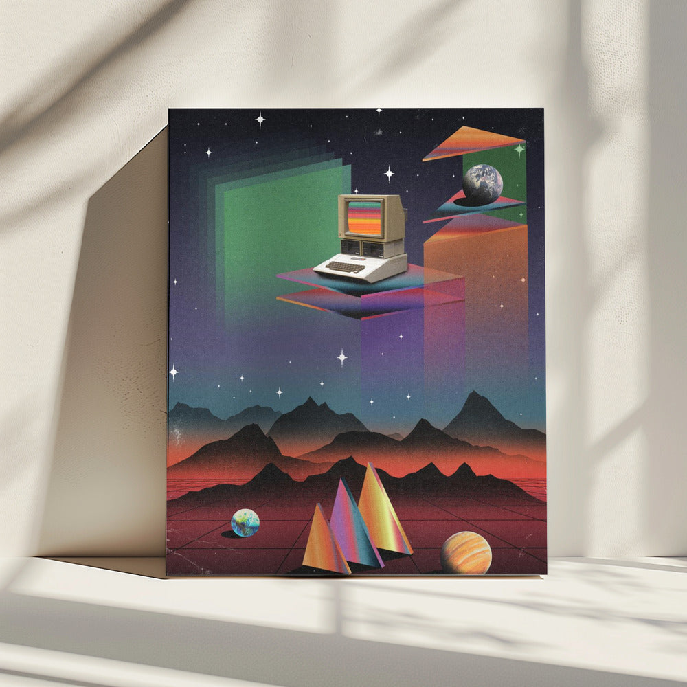 CRT-computer uit de jaren 80 | Canvas