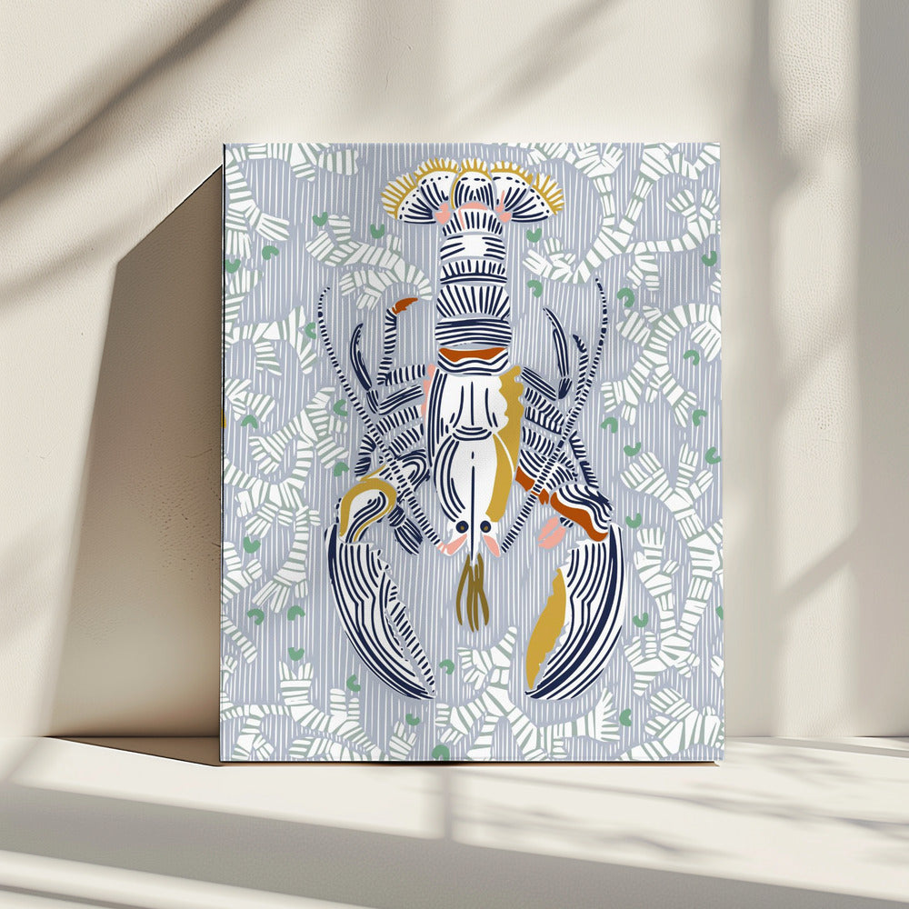 Schaaldierenkern grijs | Canvas