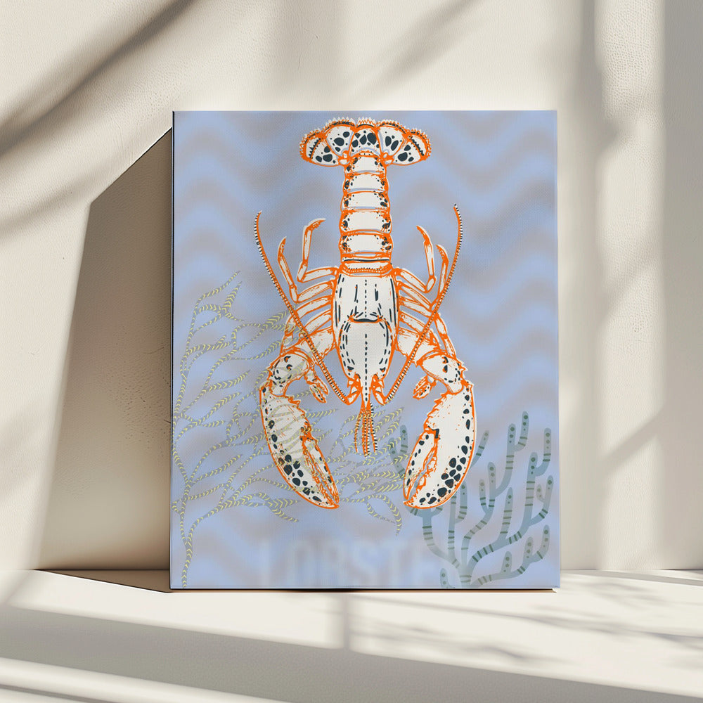 Zeekreeft Neptunus' vreugde | Canvas