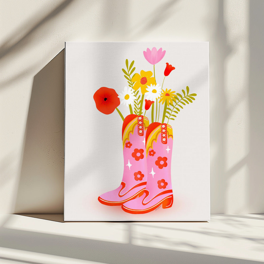 Cowgirllaarzen | Canvas