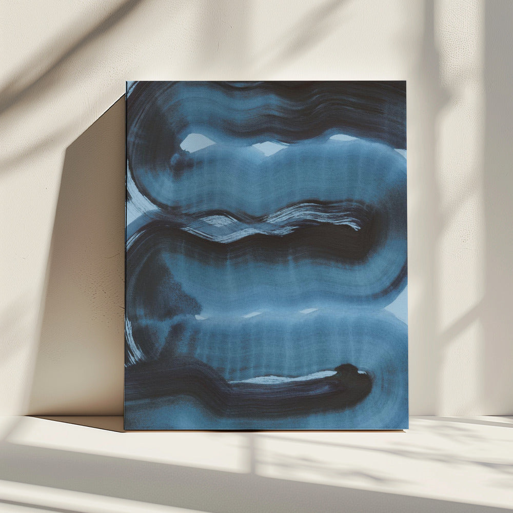 Abstracte penseelstreken 163 | Canvas