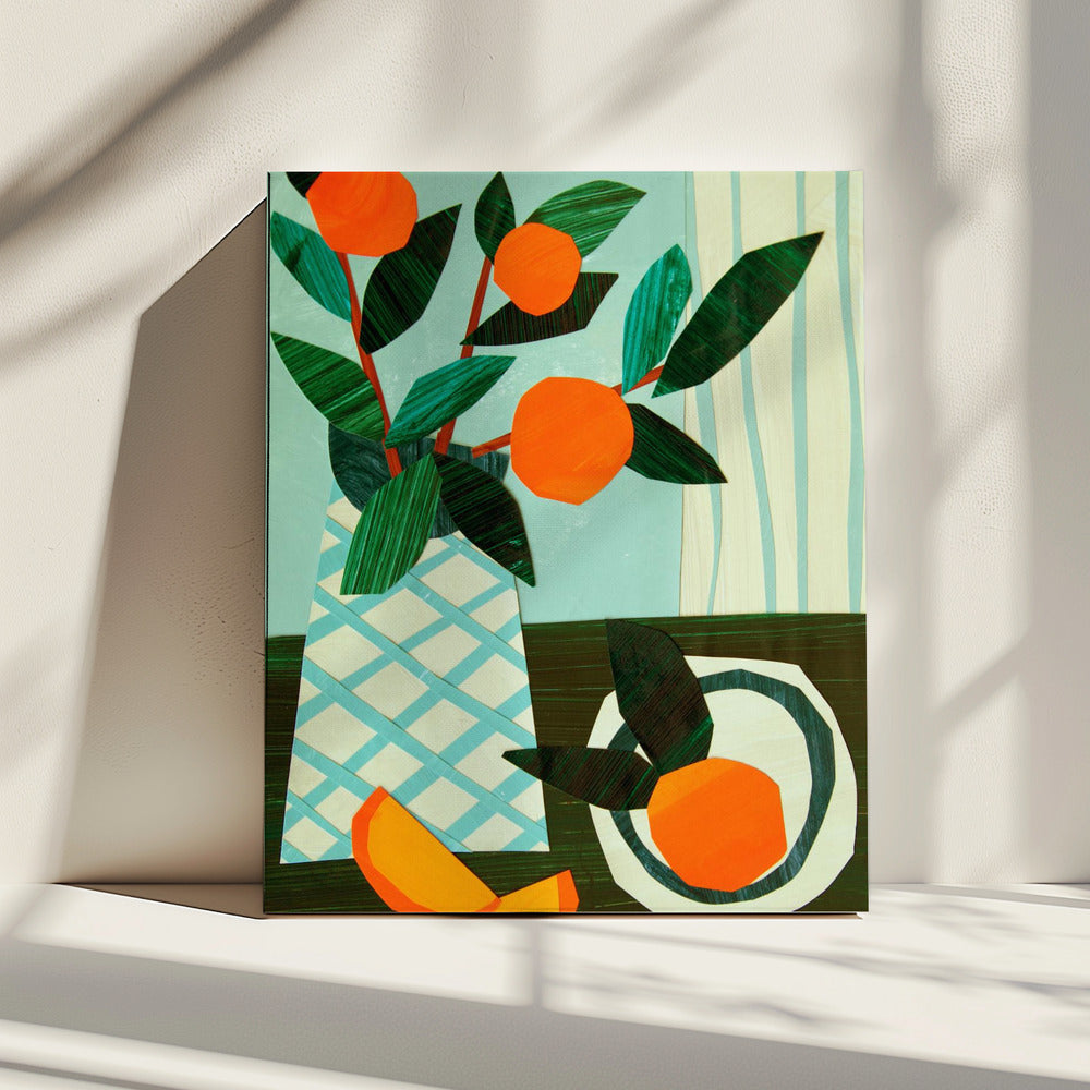Stilleven met citrusochtend II | Canvas