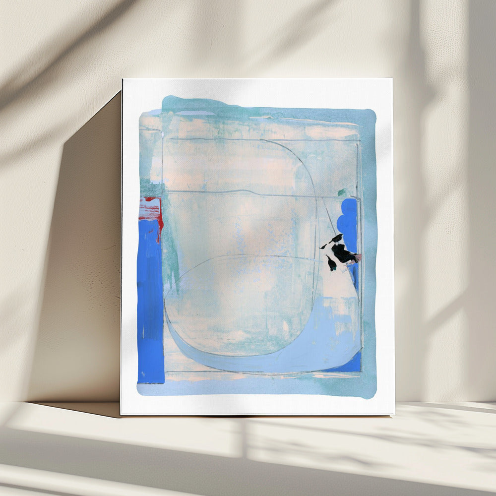 Blauwe Endurance 1 | Canvas