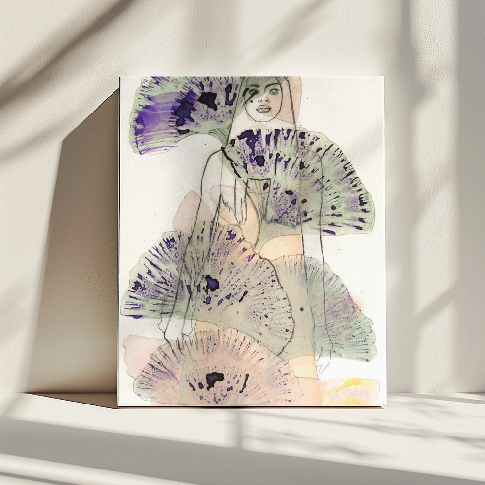 Ginkgobladeren ets | Canvas