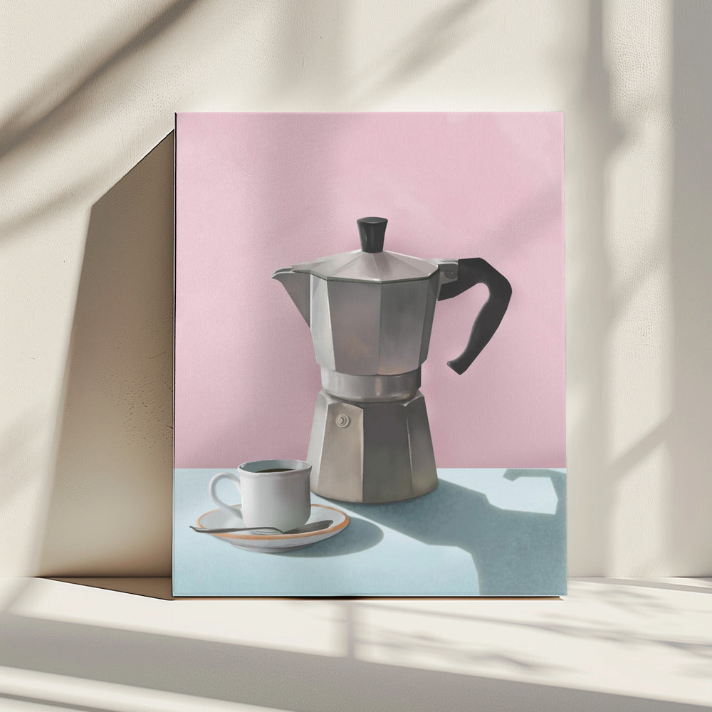 Moka Koffiepot | Canvas
