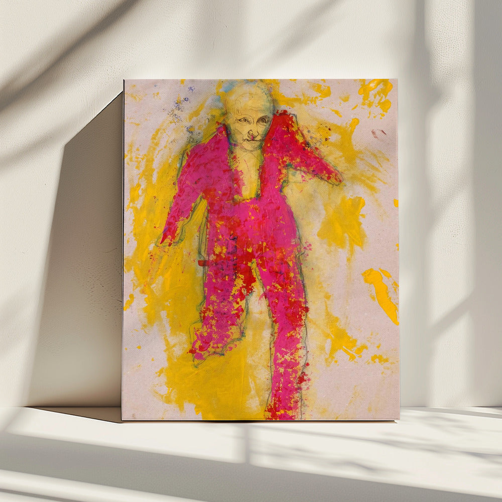 Rennende man | Canvas