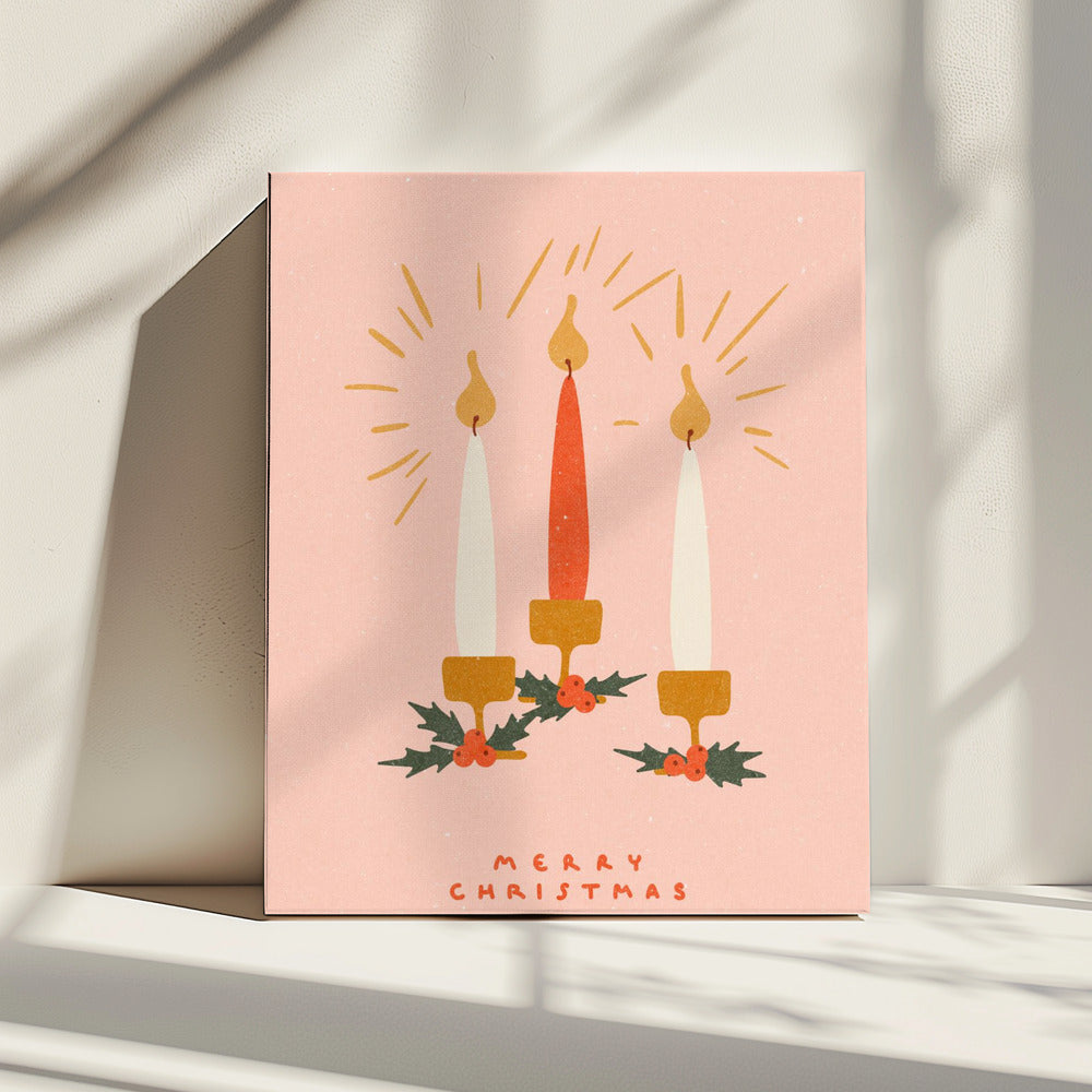 Kerstkaarsen | Canvas