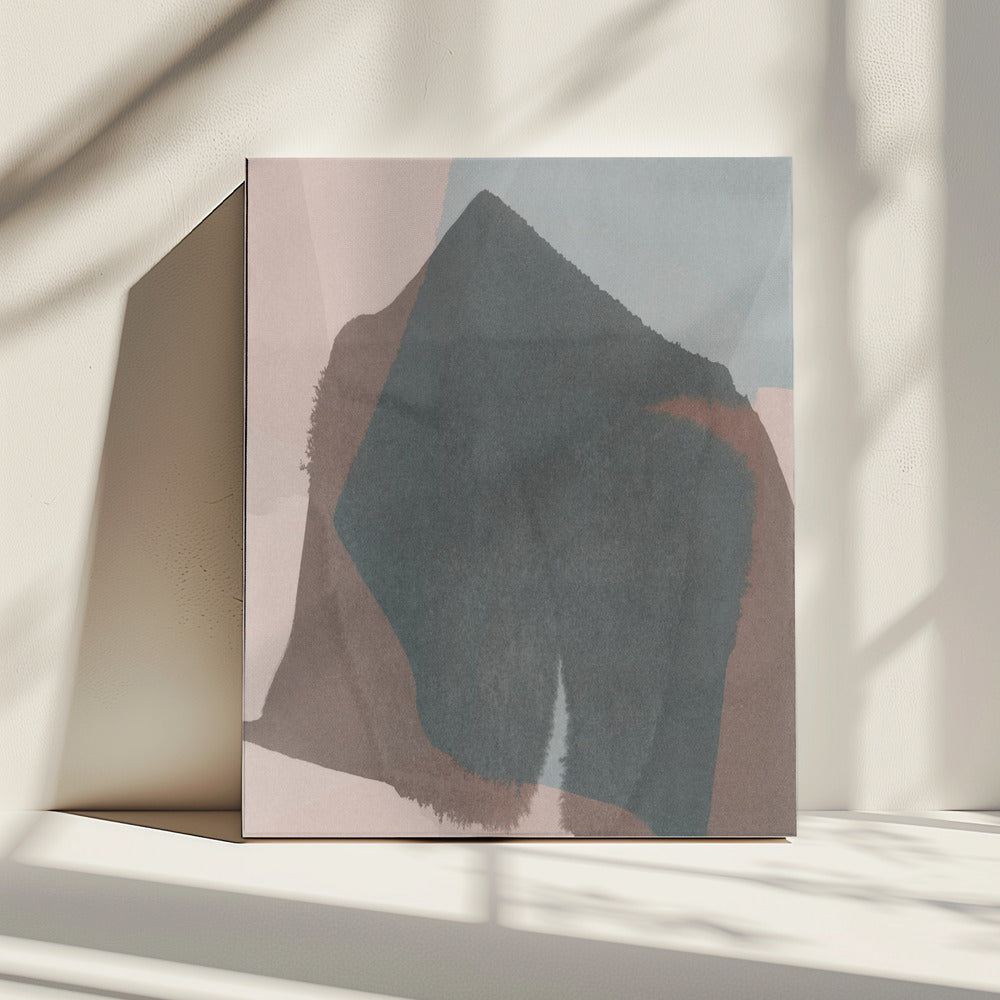 Abstract gedompeld landschap 3 | Canvas