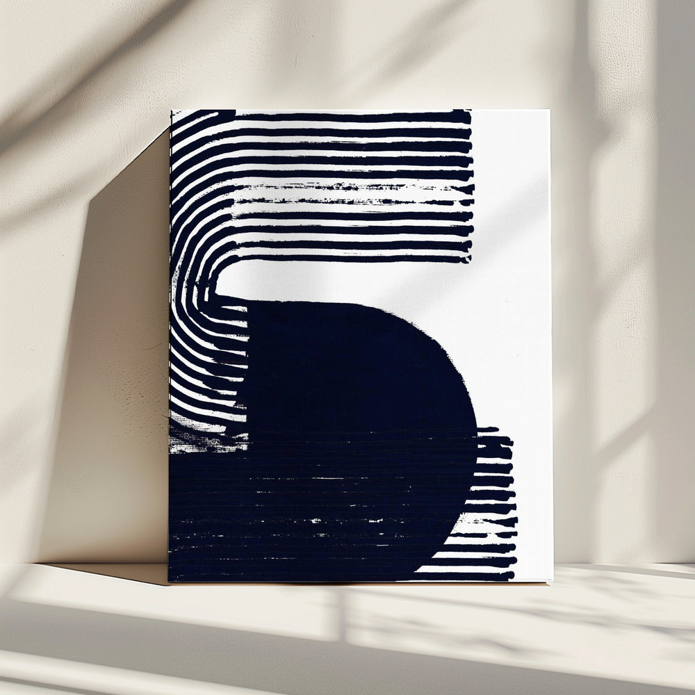 Abstracte, gedurfde vormen 1 | Canvas