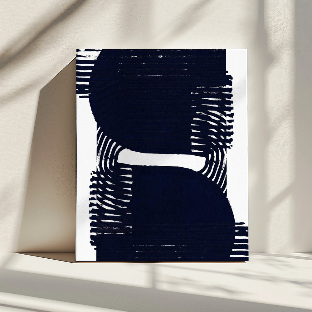 Abstracte, gedurfde vormen 2 | Canvas