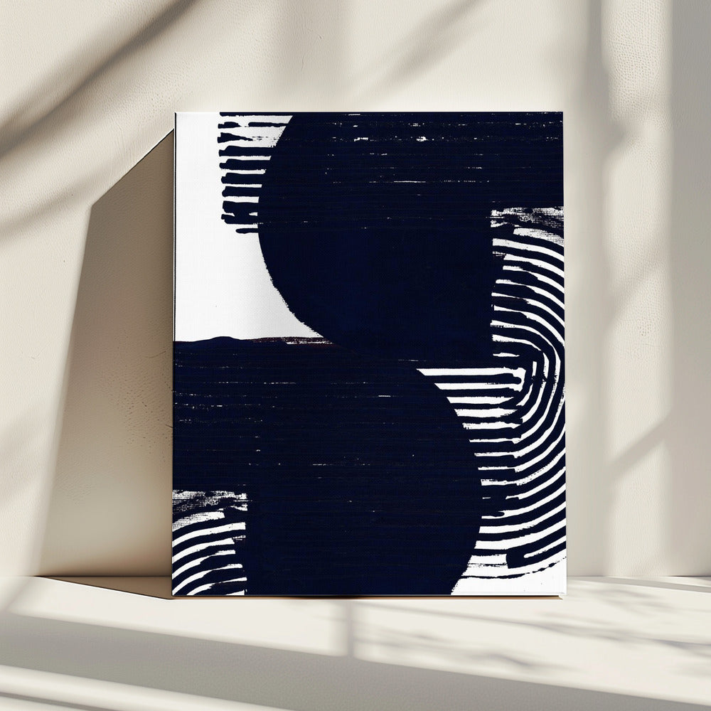 Abstracte, gedurfde vormen 3 | Canvas