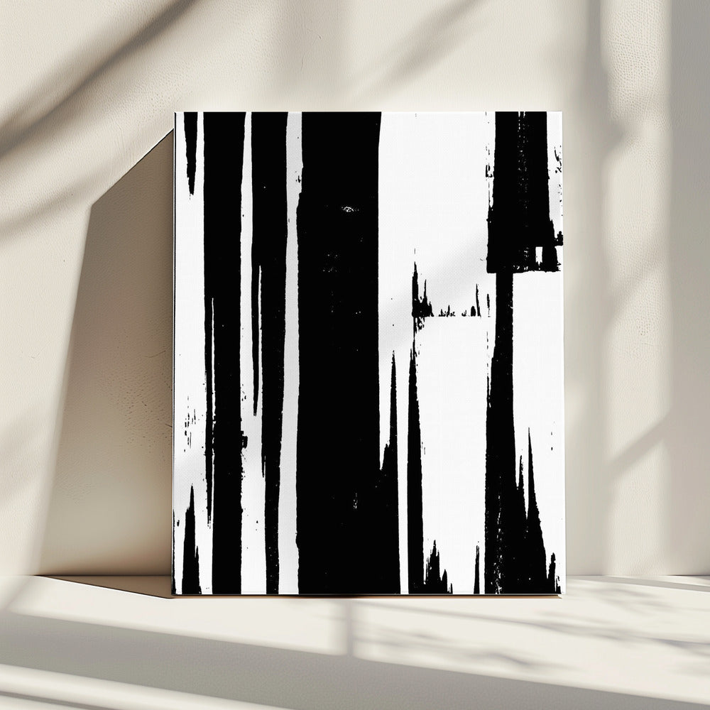 Zwarte stretch 1 | Canvas