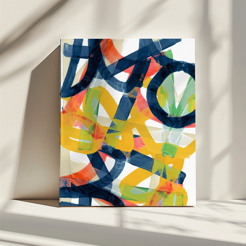 Schudden Stappen 1 | Canvas