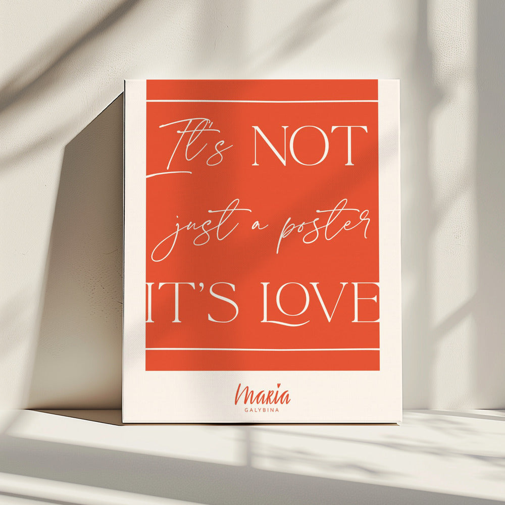 Over liefde. Poster | Canvas