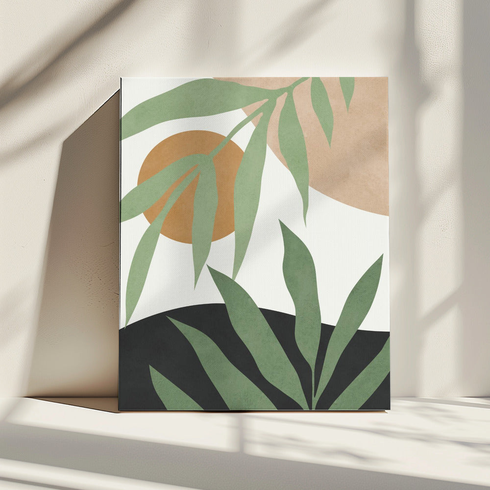 Bloemen en tropisch 4 | Canvas