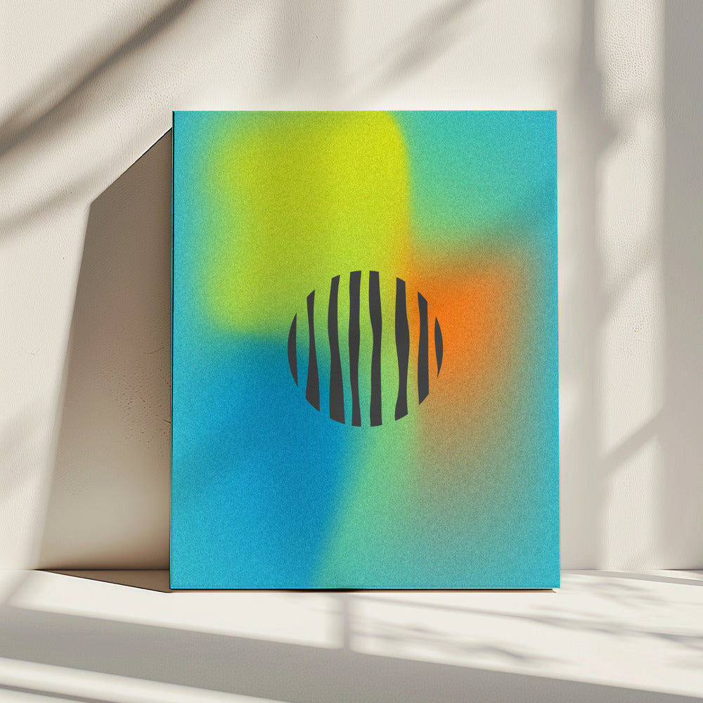 Kleurrijke echo's | Canvas
