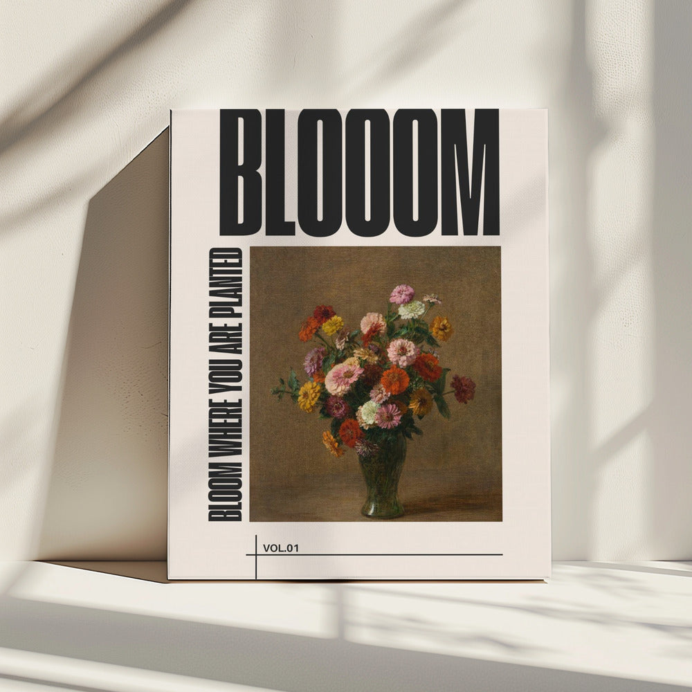 Bloei waar je geplant bent | Canvas