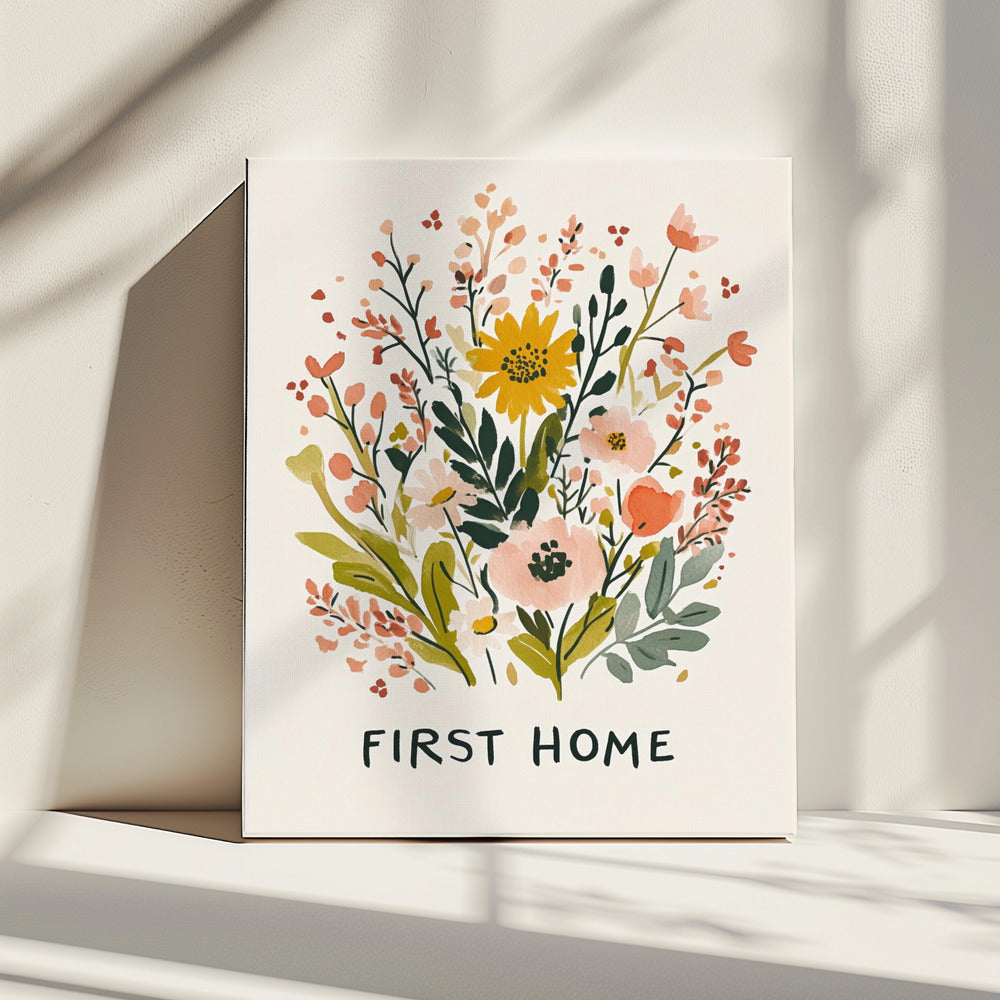 Bloeiend Welkom | Canvas