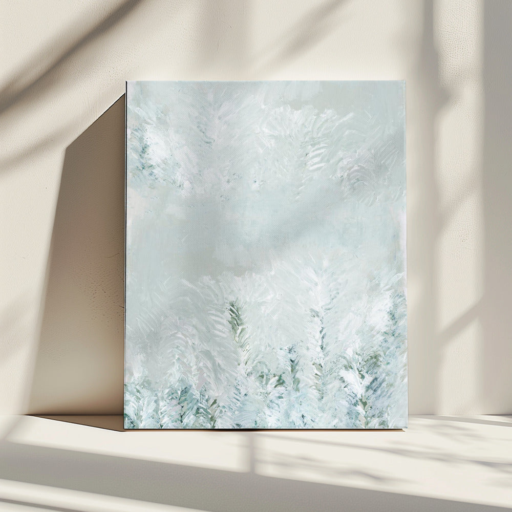 Winterwit bos scène 2 | Canvas
