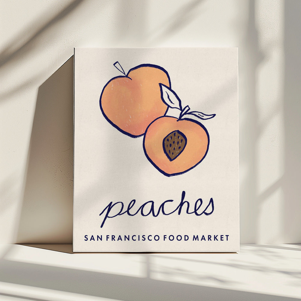 Eetkunst - Peaches San Francisco Food Market | Canvas