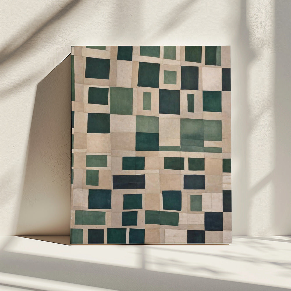 Smaragd Mozaïek | Canvas