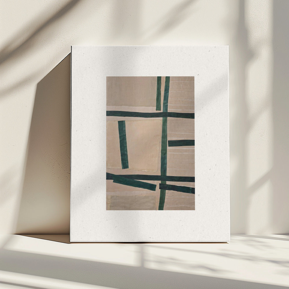 Gedempte rasterlijnen | Canvas