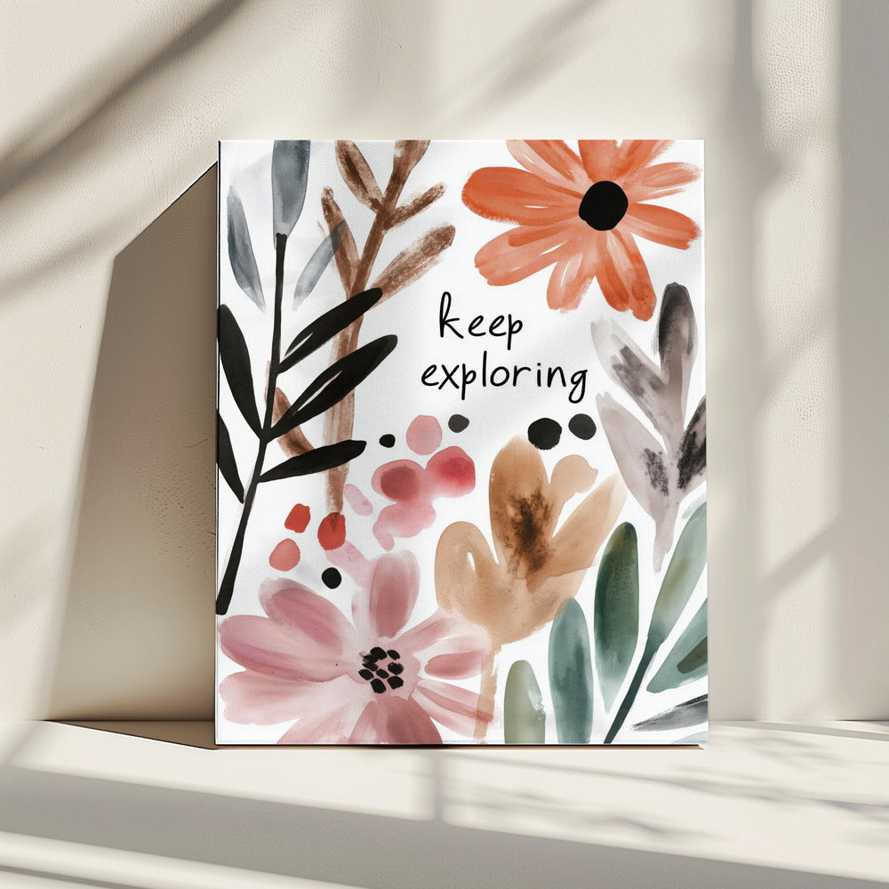 Bloemenavontuur | Canvas