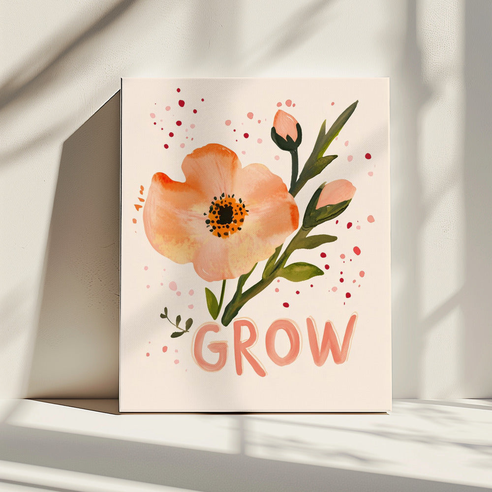 Bloemengroei | Canvas