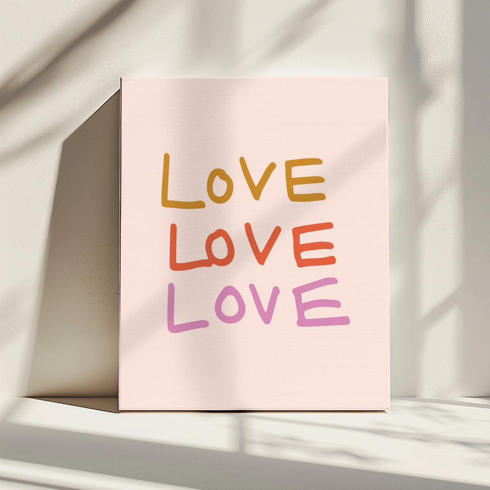 Love Love Love 2 | Canvas