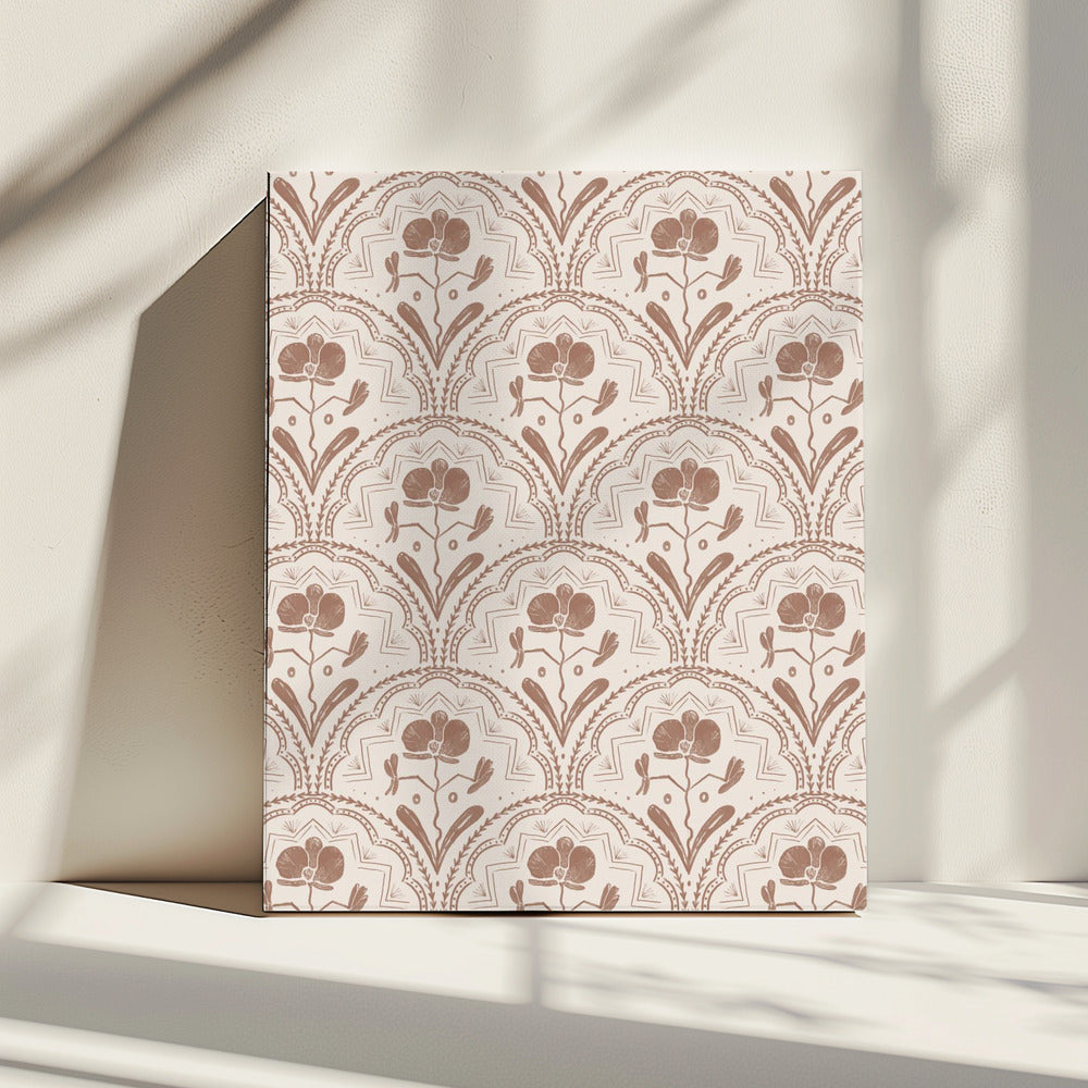 Boho Orchidee Tegelpatroon | Canvas