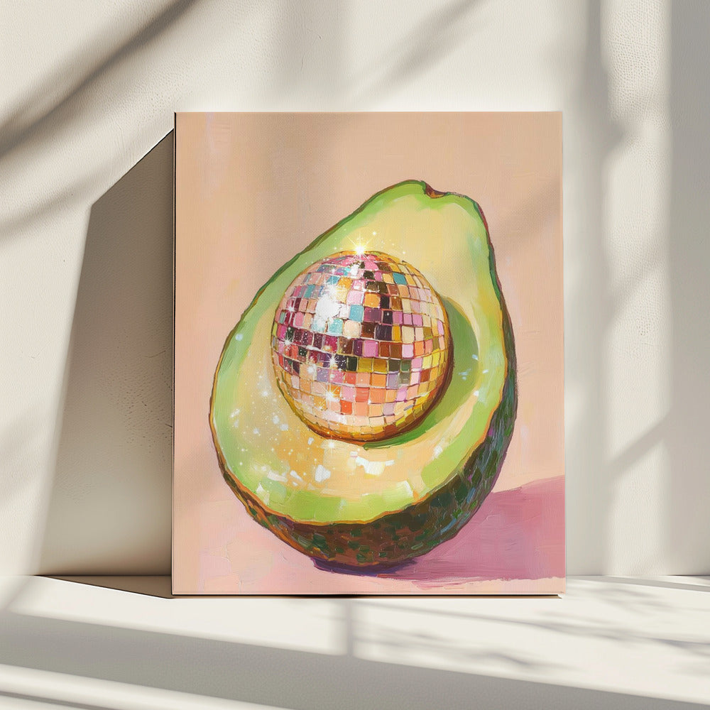 Disco Avocado genot | Canvas