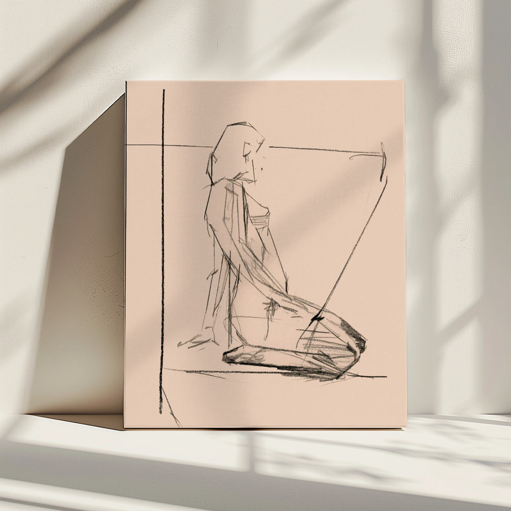 Étude Vrouwelijke No.1 | Canvas