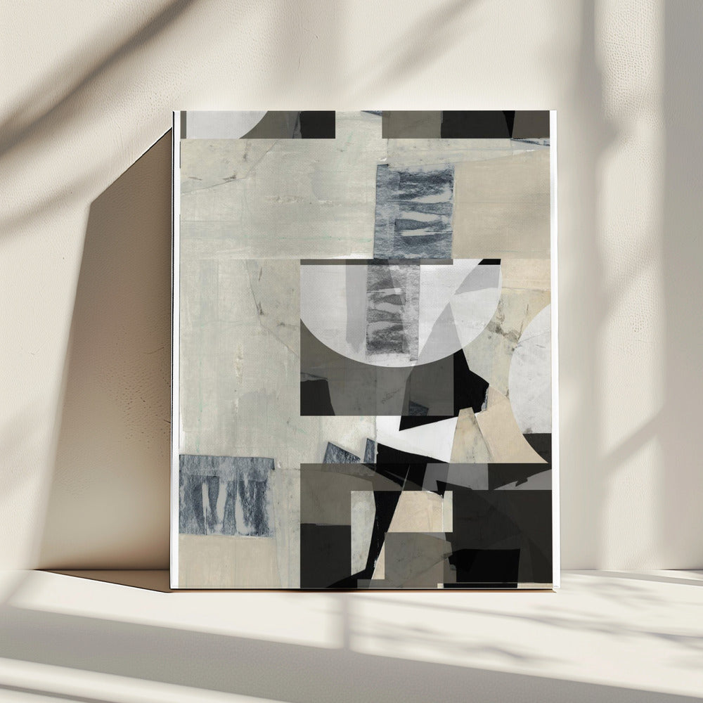 Monochrome compositie nr. 3 | Canvas