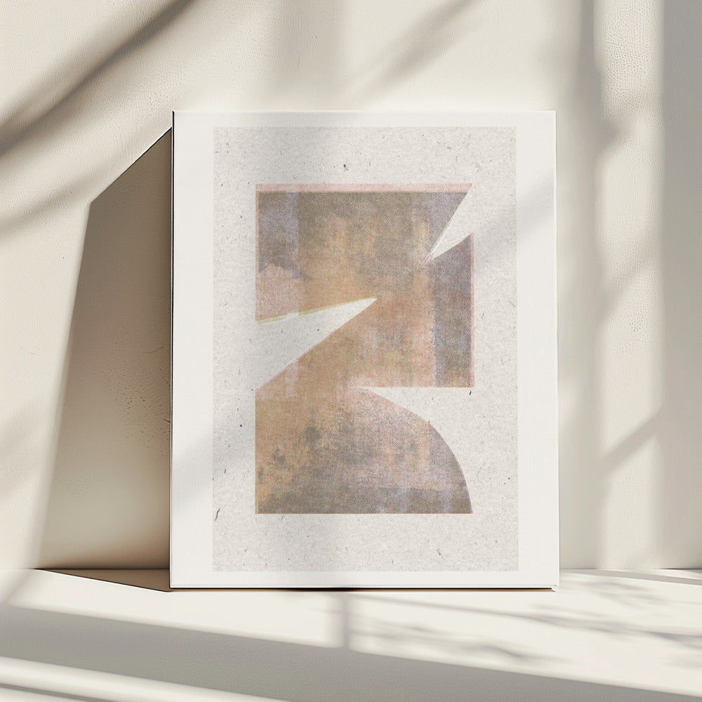 Geometrische echo's | Canvas
