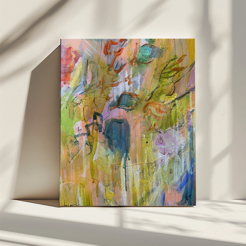 Magische tuin van kleur | Canvas