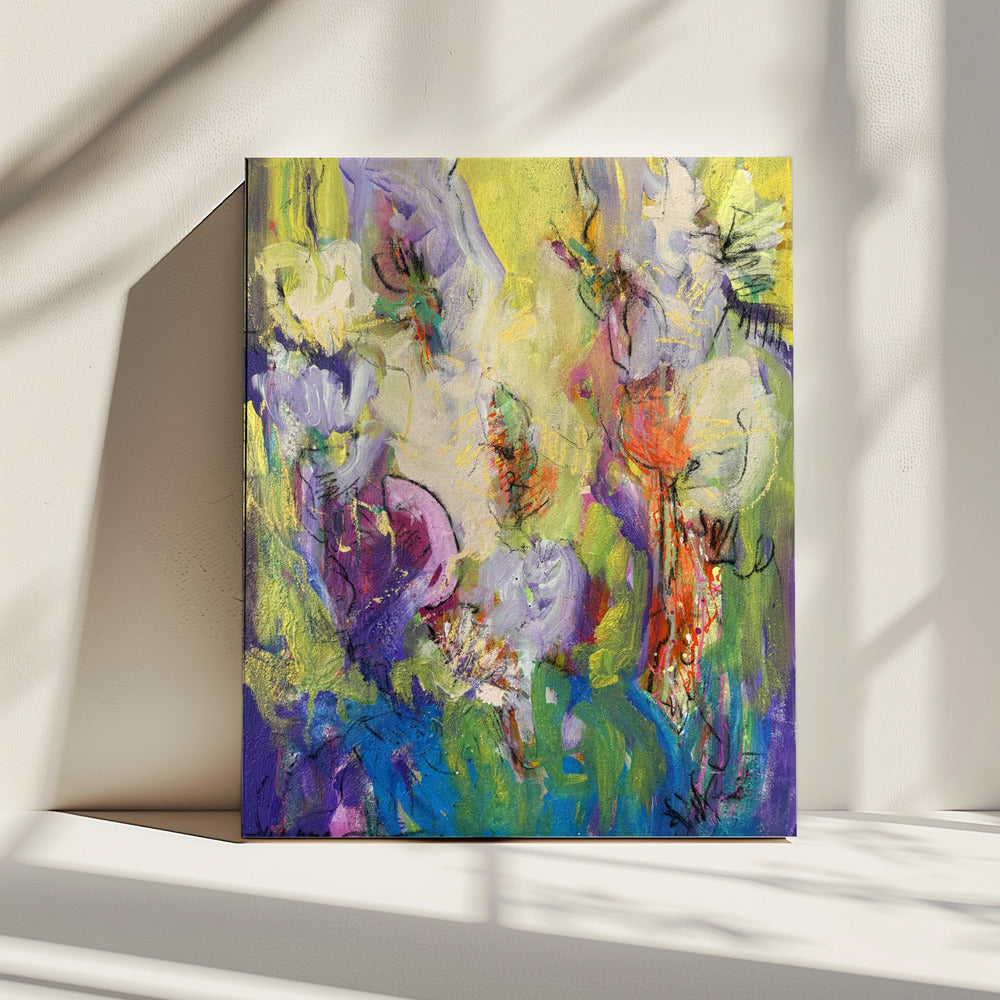 Abstracte Bloesemdans | Canvas