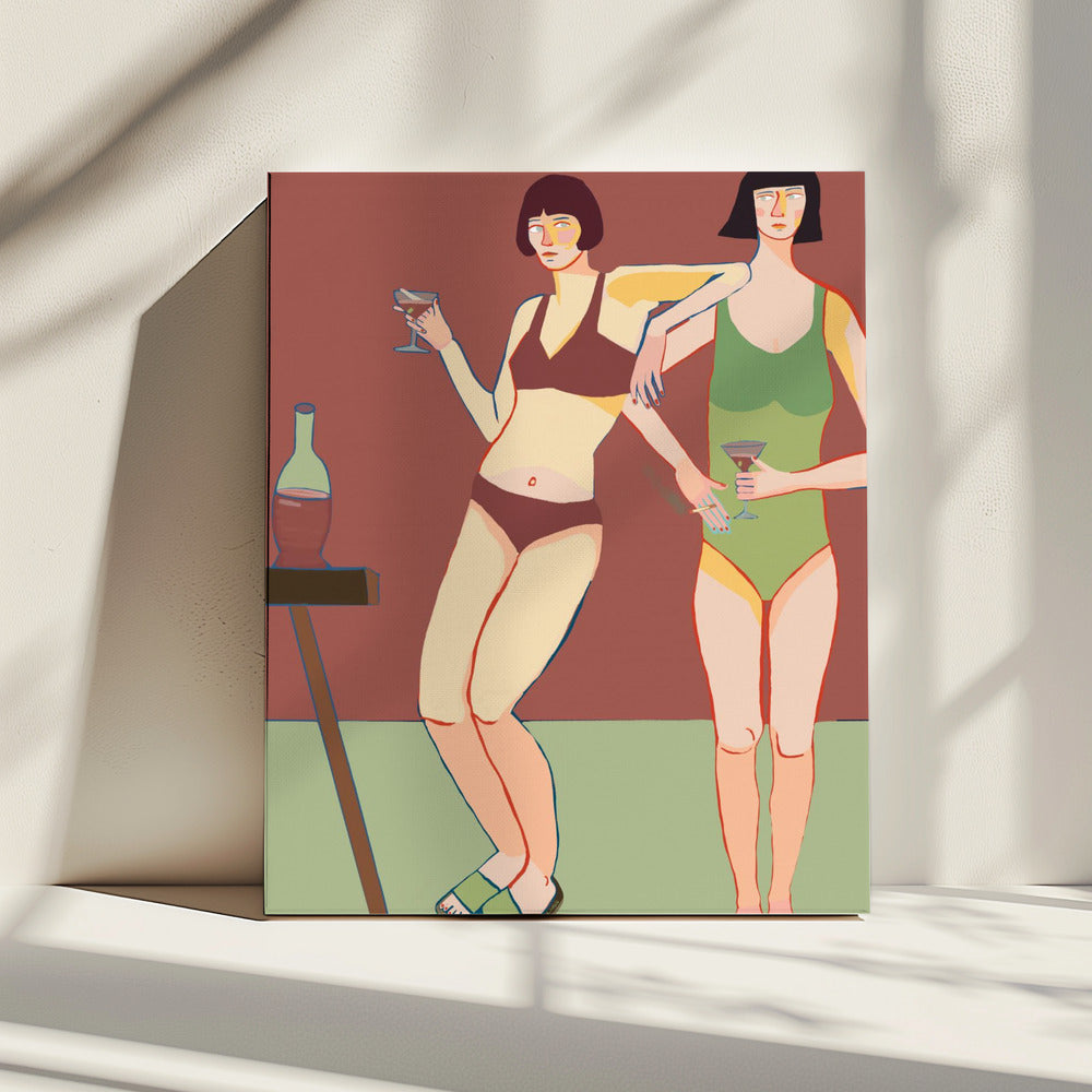 Loungin’ Ladies | Canvas
