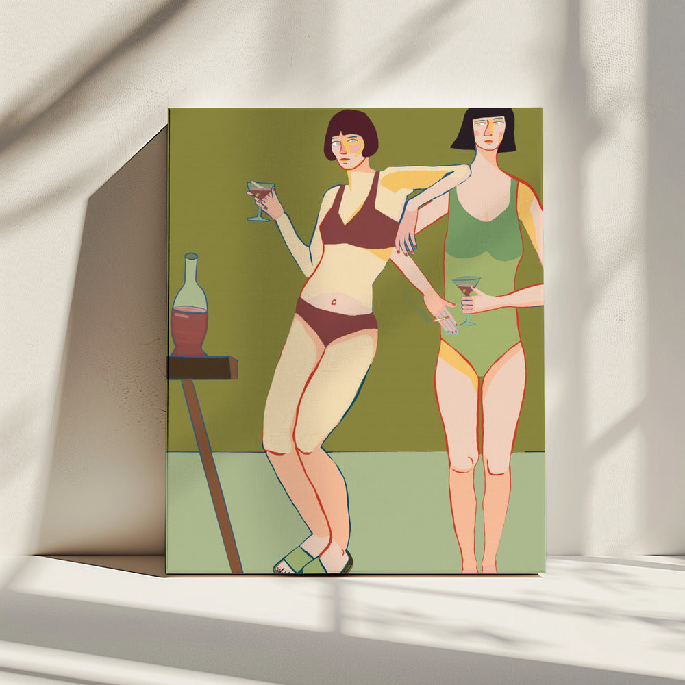 Loungin’ Ladies | Canvas
