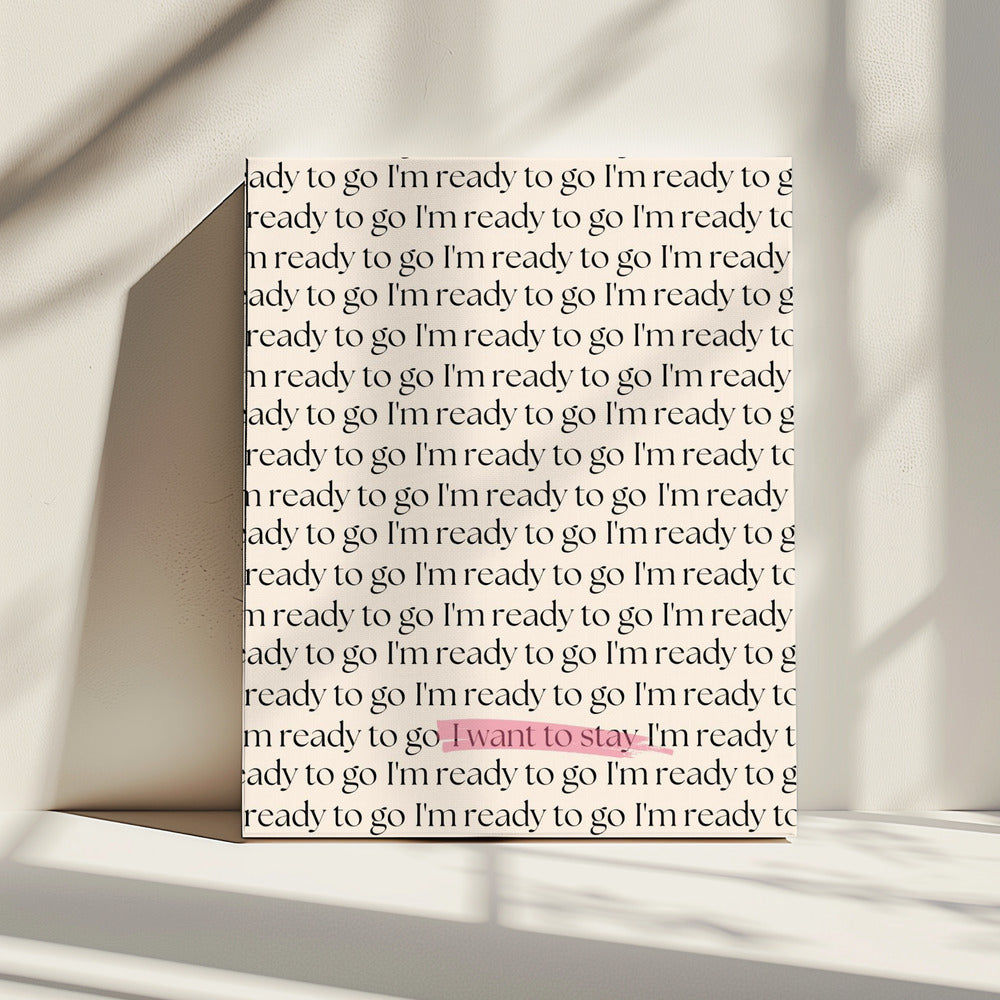 Verscheurd tussen paden | Canvas