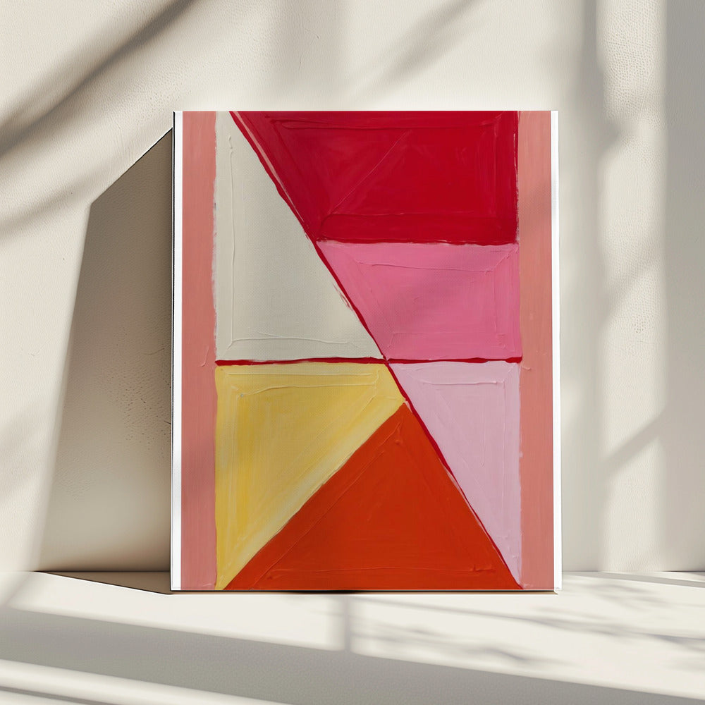 Geometrische warmte | Canvas