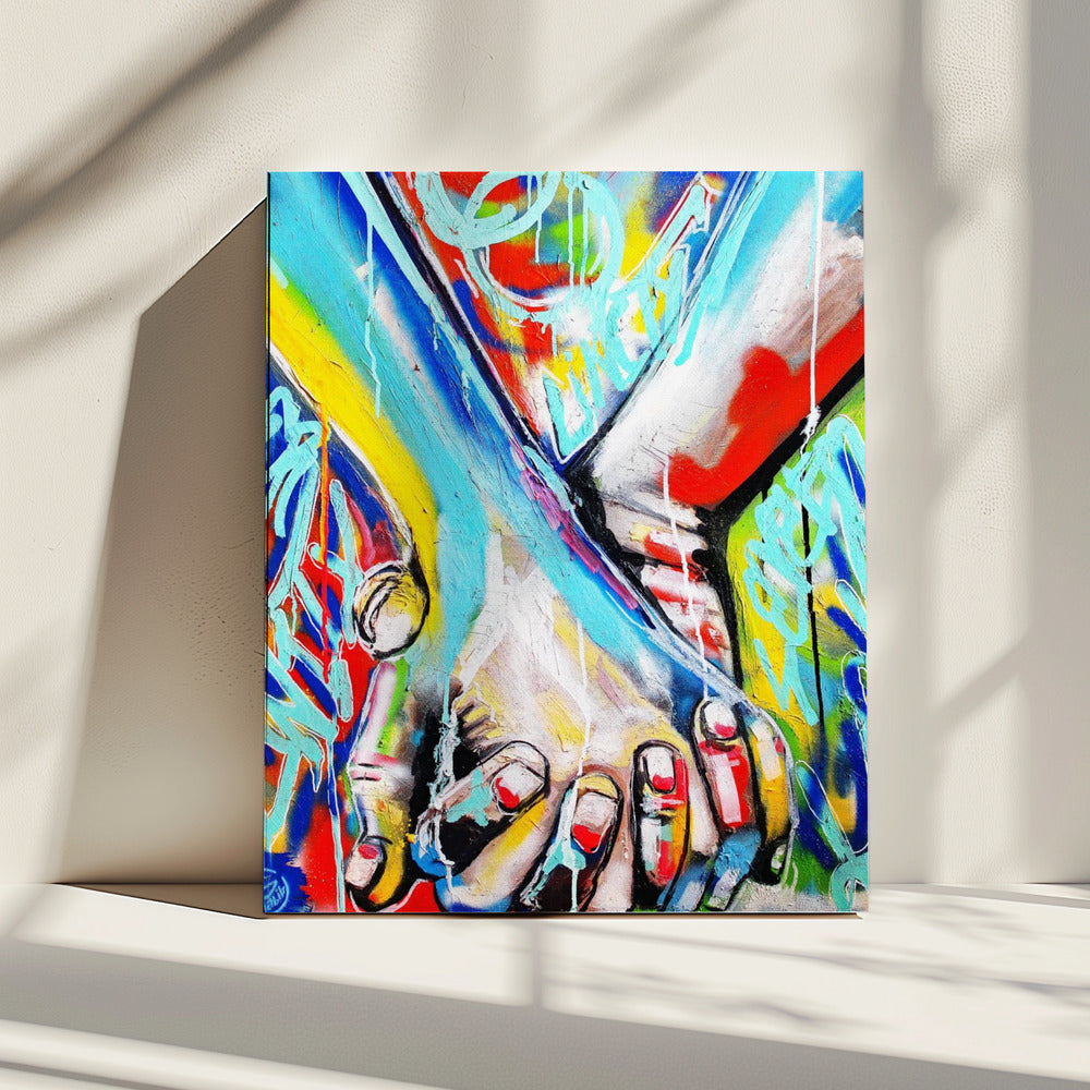 Levendige straatkunst | Canvas