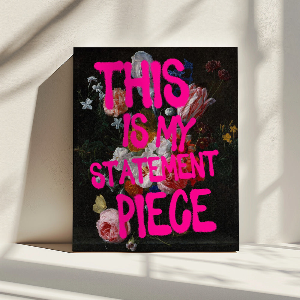 Gedurfde bloemenprint | Canvas