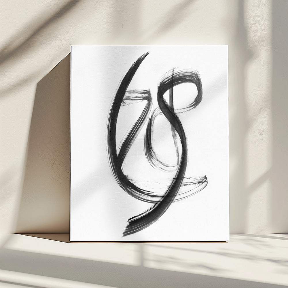 Penseelstreek02 18x24 | Canvas